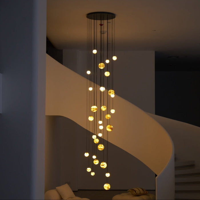 Sultana Alabaster Cluster Chandelier - Simprolos