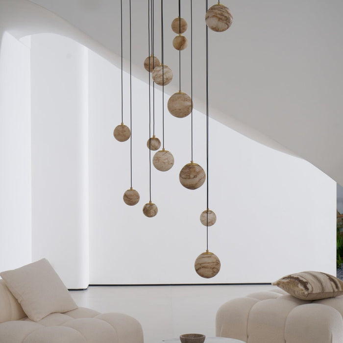 Sultana Alabaster Cluster Chandelier - Simprolos