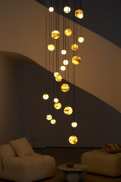 Sultana Alabaster Cluster Chandelier - Simprolos