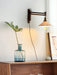Swing Arm Walnut Wall Light - Simprolos