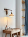 Swing Arm Walnut Wall Light - Simprolos