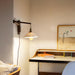 Swing Arm Walnut Wall Light - Simprolos