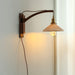 Swing Arm Walnut Wall Light - Simprolos