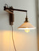 Swing Arm Walnut Wall Light - Simprolos