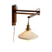 Swing Arm Walnut Wall Light - Simprolos