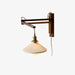 Swing Arm Walnut Wall Light - Simprolos