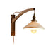 Swing Arm Walnut Wall Light - Simprolos