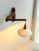 Swing Arm Walnut Wall Light - Simprolos