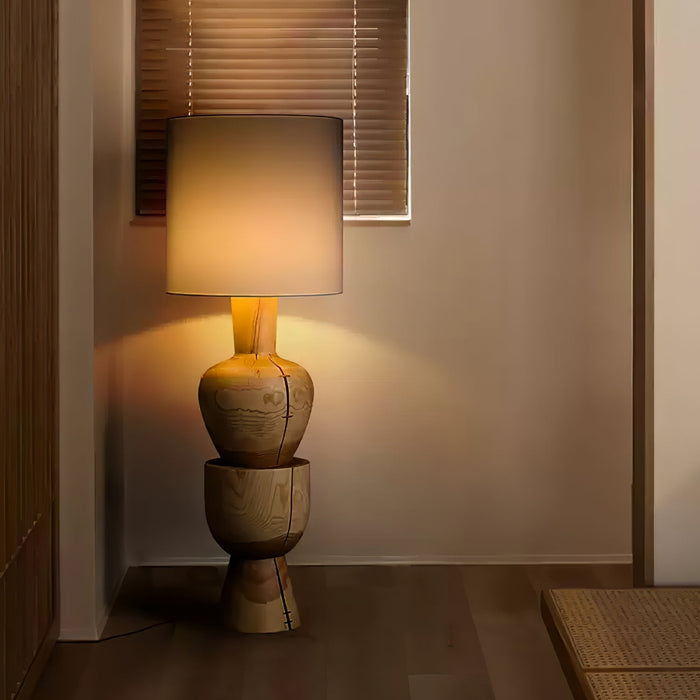 Sylvia Wood Floor Lamp - Simprolos