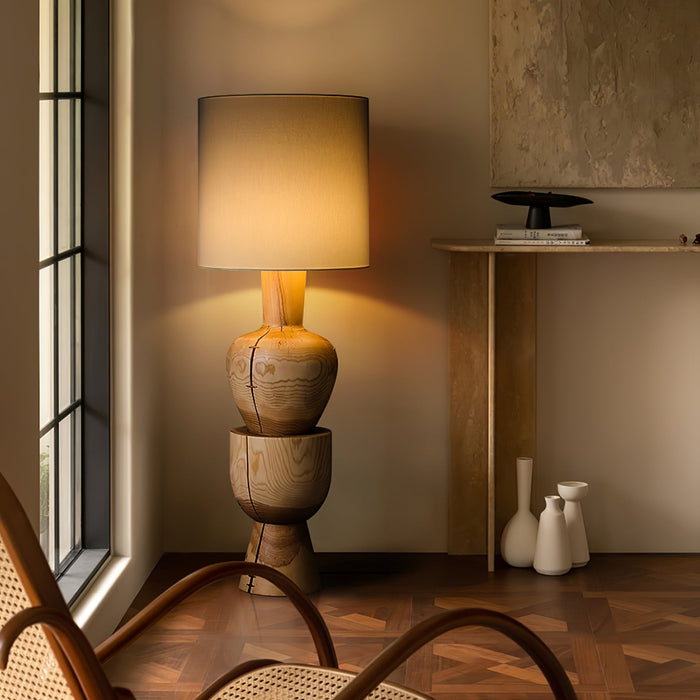 Sylvia Wood Floor Lamp - Simprolos