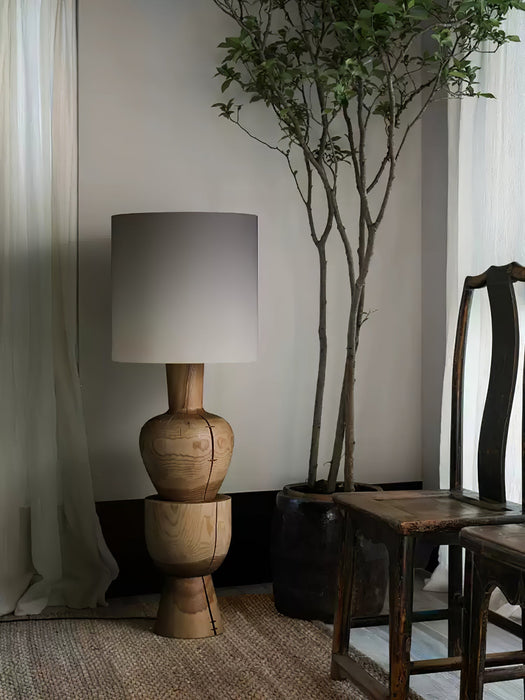 Sylvia Wood Floor Lamp - Simprolos