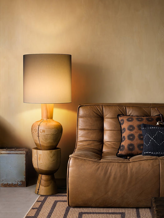 Sylvia Wood Floor Lamp - Simprolos