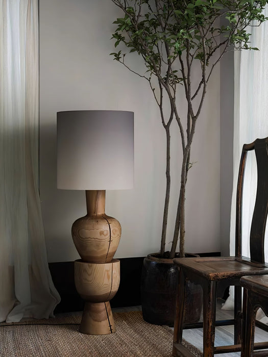 Sylvia Wood Floor Lamp - Simprolos