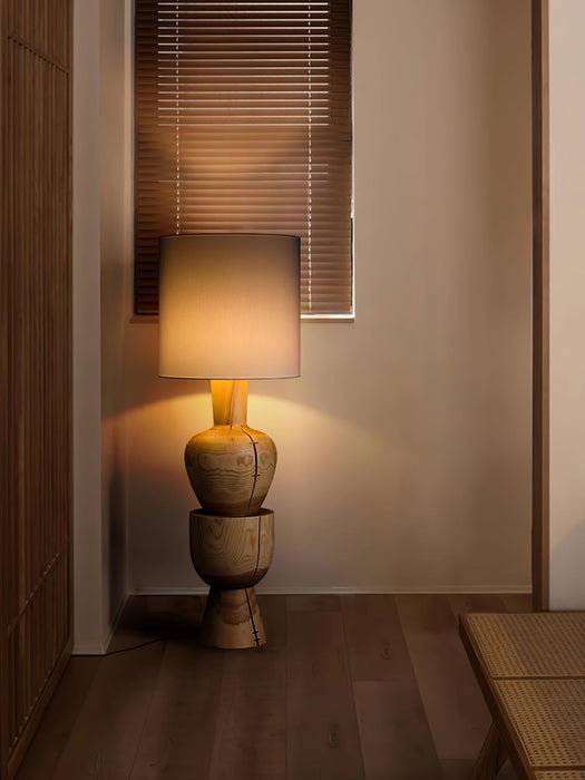 Sylvia Wood Floor Lamp - Simprolos
