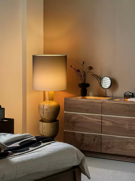 Sylvia Wood Floor Lamp - Simprolos