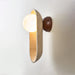 Tavian Arch Travertine Wall Lamp - Simprolos