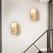Tavian Arch Travertine Wall Lamp - Simprolos