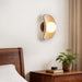 Tavian Halo Travertine Wall Lamp - Simprolos
