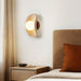 Tavian Halo Travertine Wall Lamp - Simprolos