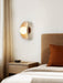 Tavian Halo Travertine Wall Lamp - Simprolos