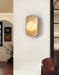 Tavian Halo Travertine Wall Lamp - Simprolos
