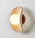 Tavian Halo Travertine Wall Lamp - Simprolos
