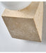 Tavian Orb Travertine Wall Lamp - Simprolos