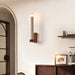 Tavian Travertine Candle Wall Lamp - Simprolos