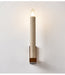 Tavian Travertine Candle Wall Lamp - Simprolos