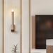 Tavian Travertine Candle Wall Lamp - Simprolos