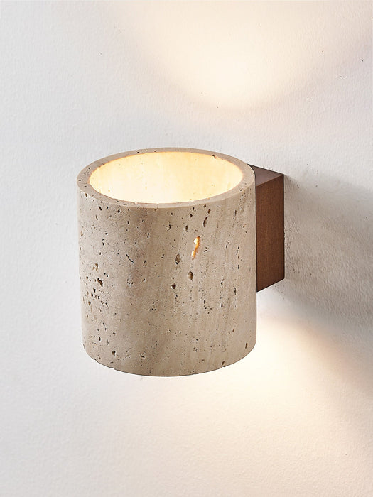 Tavian Travertine Wall Lamp - Simprolos