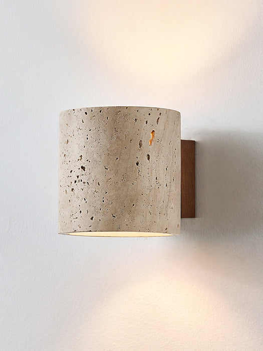 Tavian Travertine Wall Lamp - Simprolos