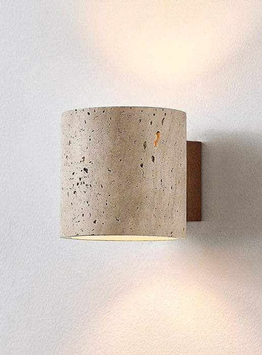 Tavian Travertine Wall Lamp - Simprolos