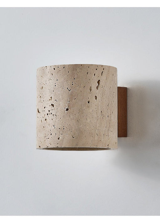 Tavian Travertine Wall Lamp - Simprolos