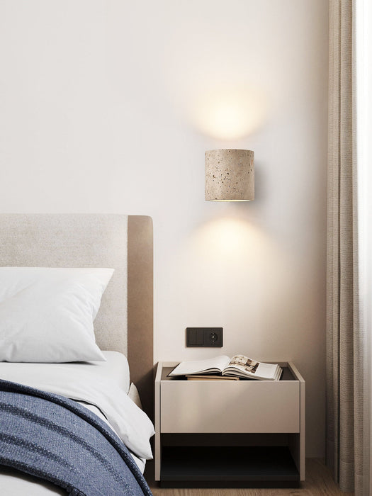 Tavian Travertine Wall Lamp - Simprolos