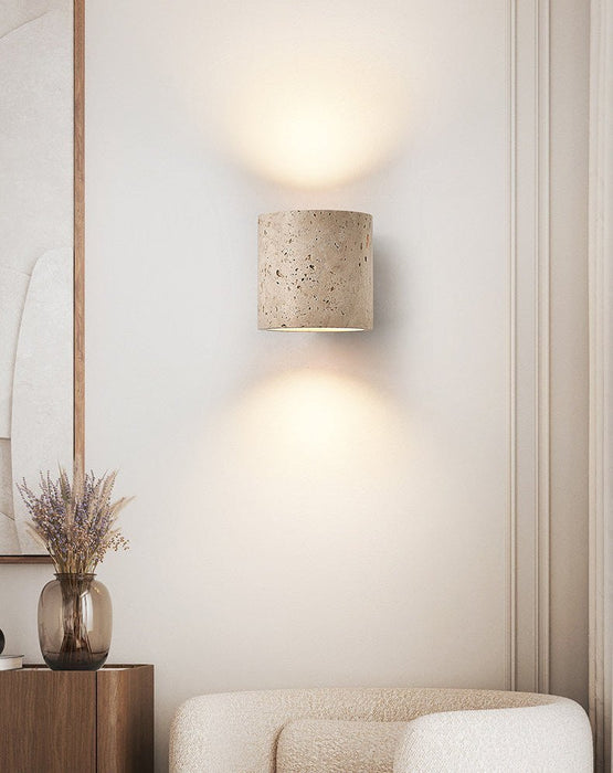 Tavian Travertine Wall Lamp - Simprolos