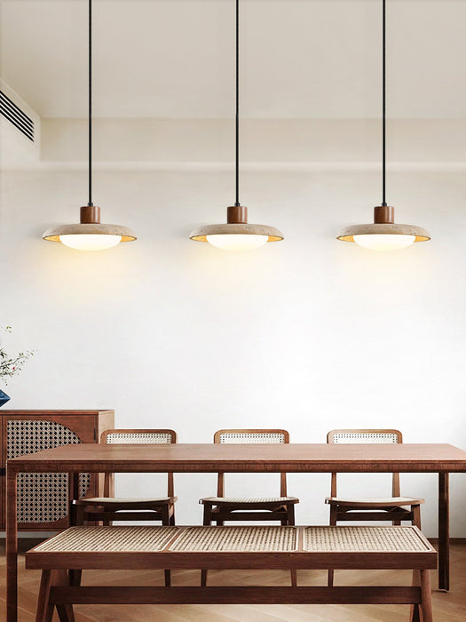 Tavola Travertine Pendant Light - Simprolos