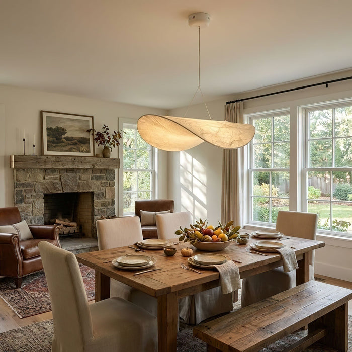 Tense Silk Pendant Light - Simprolos