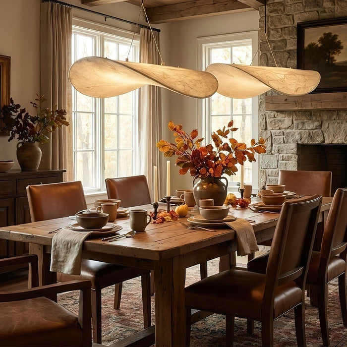 Tense Silk Pendant Light - Simprolos