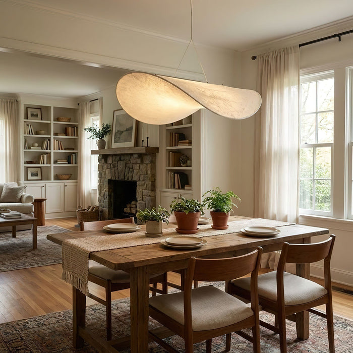 Tense Silk Pendant Light - Simprolos