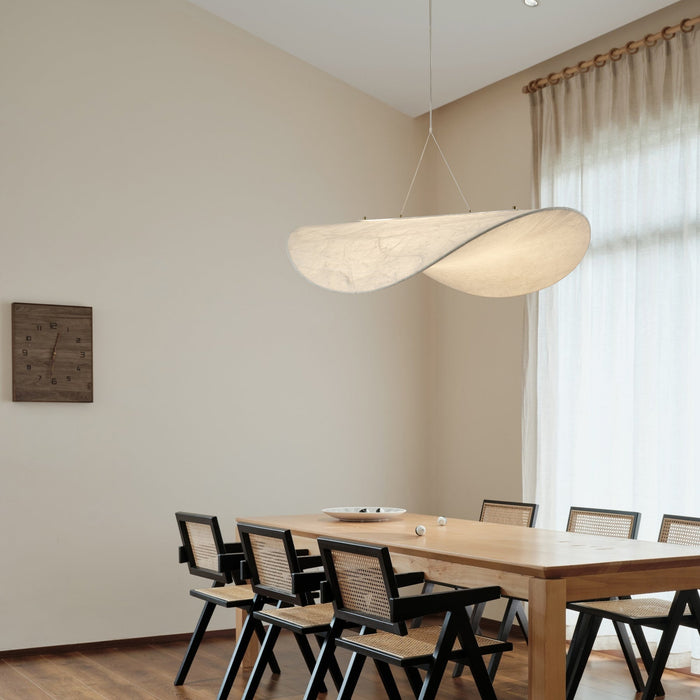 Tense Silk Pendant Light - Simprolos