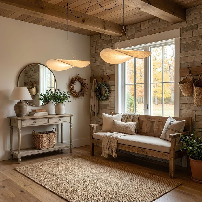 Tense Silk Pendant Light - Simprolos