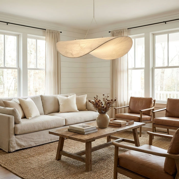Tense Silk Pendant Light - Simprolos