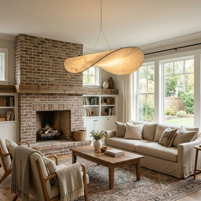 Tense Silk Pendant Light - Simprolos