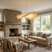 Tense Silk Pendant Light - Simprolos