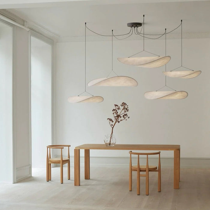 Tense Silk Pendant Light - Simprolos