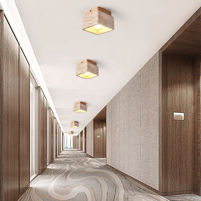 Terra Block Ceiling Light - Simprolos