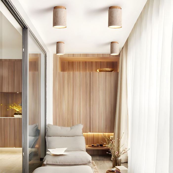 Terra Cylinder Ceiling Light - Simprolos