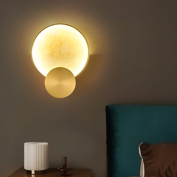 Terra Svet Alabaster Wall Lamp - Simprolos