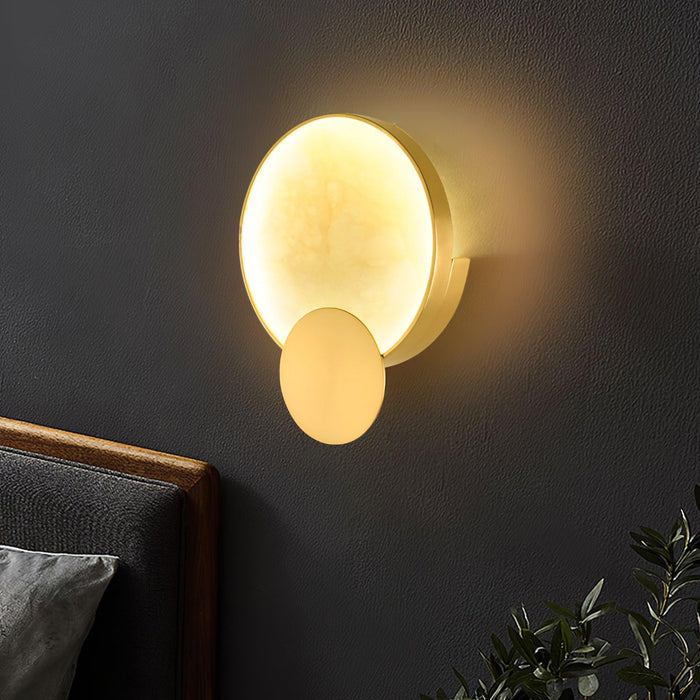 Terra Svet Alabaster Wall Lamp - Simprolos